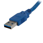 StarTech.com USB3SEXT1M USB-kablar USB 3.2 Gen 1 (3.1 Gen 1) 1 m USB A 5 Gbit/s Blå