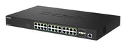 D-Link DMS-1250-28P/E nätverksswitchar hanterad L2 2.5G Ethernet (100/1000/2500)
