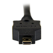 StarTech.com HDDDVIMM2M videokabeladapter 2 m Micro-HDMI DVI-D Svart