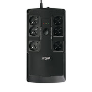 FSP NanoFit 600 strömskydd (UPS) Vänteläge (offline) 0,6 kVA 360 W 6 AC-utgångar