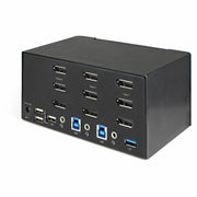 StarTech.com 2-ports DisplayPort KVM-switch för tre skärmar