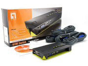 LevelOne KVM-0422 KVM-switchar Svart