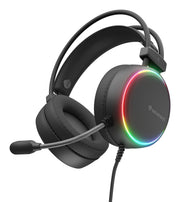 GENESIS NSG-2307 hörlur och headset Kabel Huvudband Spela USB Type-A Svart