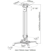 Techly ICA-PM 18M projektorfästen Tak Silver