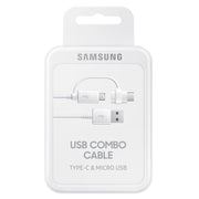 Samsung EP-DG930 USB-kablar USB 2.0 1,5 m USB A USB C/Micro-USB B Vit