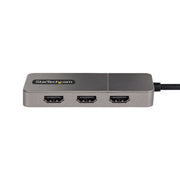 StarTech.com USB-C MST-hubb med 3 portar. USB Type-C till 3x HDMI-adapter för flera
