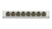 D-Link GO-SW-8G/E nätverksswitchar Ohanterad Gigabit Ethernet (10/100/1000) Vit