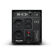 CyberPower PR750ELCDGR strömskydd (UPS) Linjeinteraktiv 0,75 kVA 675 W 4 AC-utgångar