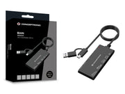 Conceptronic BIAN10B kortläsare USB 3.2 Gen 1 (3.1 Gen 1) Type-A/Type-C Svart