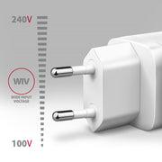 Axagon ACU-PQ20W mobilladdare Universal Vit AC Snabb laddning inomhus