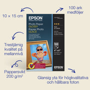 Epson Glossy Photo Paper (100 x 150 mm)