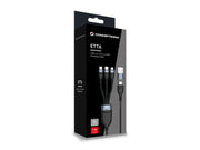 Conceptronic ETTA05B15 USB-kablar USB 2.0 1,5 m USB C USB C/Micro-USB B/Lightning