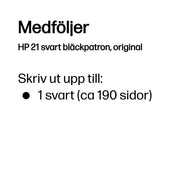 HP 21 svart bläckpatron
