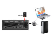 Conceptronic KAYNE01IT tangentbord Kontor USB QWERTY Italiensk Svart