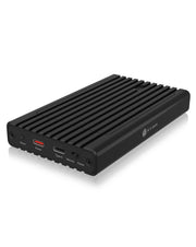 ICY BOX IB-2817MCL-C31 SSD-inkapsling Svart M.2 USB-ström
