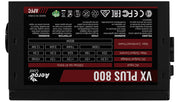Aerocool VX PLUS 800 strömförsörjningsenheter 800 W 20+4 pin ATX Svart