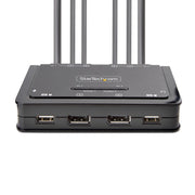 StarTech.com C2-DD46-UA2-CBL-KVM KVM-switchar Svart
