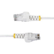 StarTech.com 3 m vit smal CAT6 Ethernet-kabel