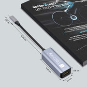 Techly IDATA USB-ETGIGA-CA dockningsstationer för bärbara datorer Kabel USB 3.2 Gen