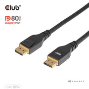 CLUB3D CAC-1094 DisplayPort-kabel 2 m Svart