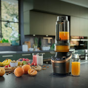 Philips Flip&Juice Blender HR3770/00 Höghastighetsmixer med råsaftcentrifug