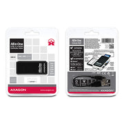 Axagon CRE-X1 kortläsare USB 2.0 Svart