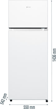 Gorenje RF4142PW4 Fristående 206 l Vit