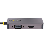 StarTech.com 118-USBC-HDMI-VGADVI USB-grafikadapter 3840 x 2160 pixlar Grå