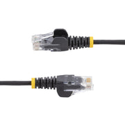 StarTech.com N6PAT25CMBKS nätverkskablar 0,25 m Cat6 U/UTP (UTP)