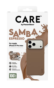 PanzerGlass CARE by Samba Case Espresso w. MagSafe iPhone 17 Pro Max