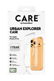 PanzerGlass CARE by Urban Explorer Case Transparent w. White MagSafe iPhone 17 Pro