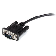 StarTech.com MXT1002MBK seriella kablar Svart 2 m DB-9