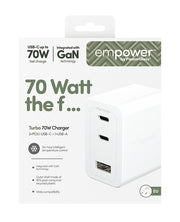 PanzerGlass empower by Turbo 70W Multiple Charger incl. 2 x USB-C + USB-A