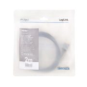 LogiLink CHA0105 HDMI-kabel 2 m HDMI Typ A (standard) Svart