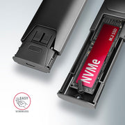 Axagon EEM2-GTS2 Hölje för lagringsenheter SSD-inkapsling Svart M.2