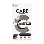 PanzerGlass CARE by Smokey Case w. Black Qi Compatible Samsung Galaxy S25+