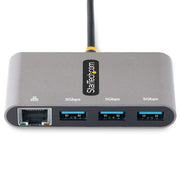 StarTech.com USB-C-hubb med 3 portar och Ethernet