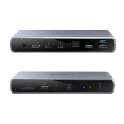 Targus HDTB4D-EUZ dockningsstationer för bärbara datorer Thunderbolt 4 Grå