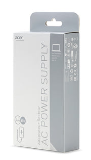 Acer AC Adapter 65W eladaptrar inomhus Svart