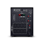 CyberPower PR3000ELCDSXL strömskydd (UPS) Linjeinteraktiv 3 kVA 2700 W 9 AC-utgångar