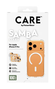 PanzerGlass CARE by Samba Case Transparent w. White MagSafe iPhone 17 Pro