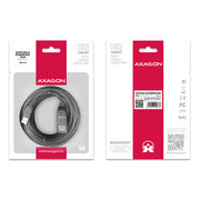 Axagon ADR-210 USB-kablar USB 2.0 10 m USB A 0,48 Gbit/s Svart