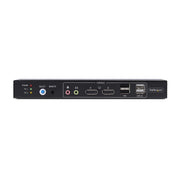 StarTech.com 2-portars DisplayPort KVM-switch för dubbla bildskärmar och videomatris