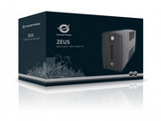 Conceptronic ZEUS01E strömskydd (UPS) Linjeinteraktiv 0,65 kVA 360 W 4 AC-utgångar