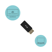 i-tec DP2HDMI4K60HZ kabelomvandlare (hane/hona) DisplayPort HDMI Svart