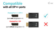 i-tec DP2HDMI4K30HZ nätverkskort/adapters HDMI