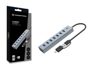 Conceptronic HUBBIES21G gränssnittshubbar USB 3.2 Gen 1 (3.1 Gen 1) Type-A 5000