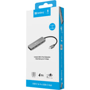 Sandberg 136-41 gränssnittshubbar USB 3.2 Gen 1 (3.1 Gen 1) Type-C 10000 Mbit/s Grå
