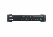 ATEN USB 3.0 4K DisplayPort MST KVMP-switch med 4 portar (kablar medföljer)