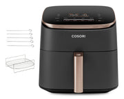 Cosori Turbo Blaze Chef Edition Single 6 l Fristående 1725 W Varmluftsfritös Svart
